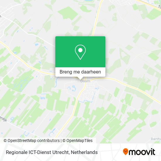 Regionale ICT-Dienst Utrecht kaart