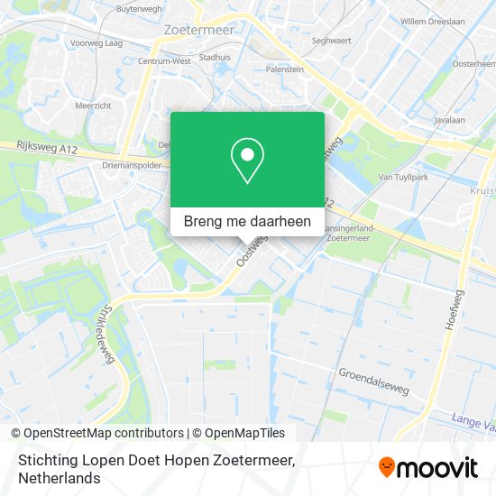 Stichting Lopen Doet Hopen Zoetermeer kaart