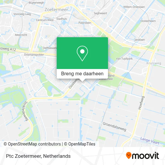 Ptc Zoetermeer kaart