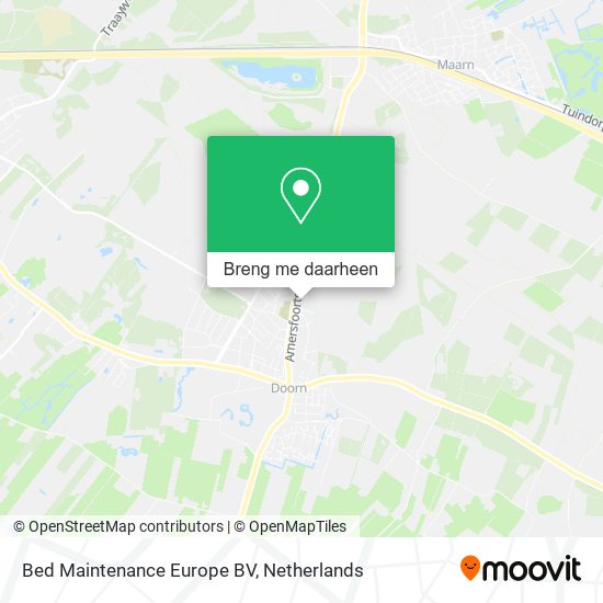 Bed Maintenance Europe BV kaart