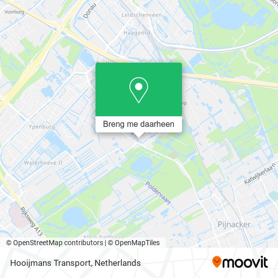 Hooijmans Transport kaart