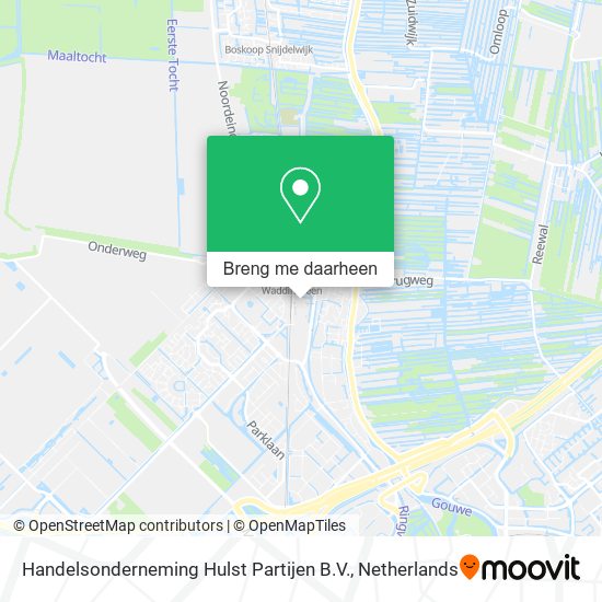 Handelsonderneming Hulst Partijen B.V. kaart