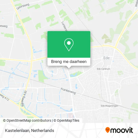 Kastelenlaan kaart