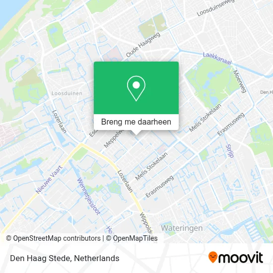 Den Haag Stede kaart