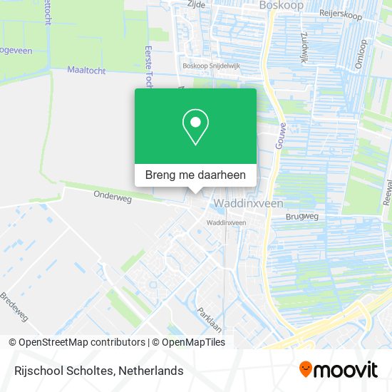 Rijschool Scholtes kaart