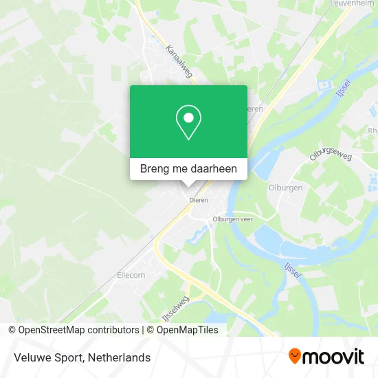 Veluwe Sport kaart
