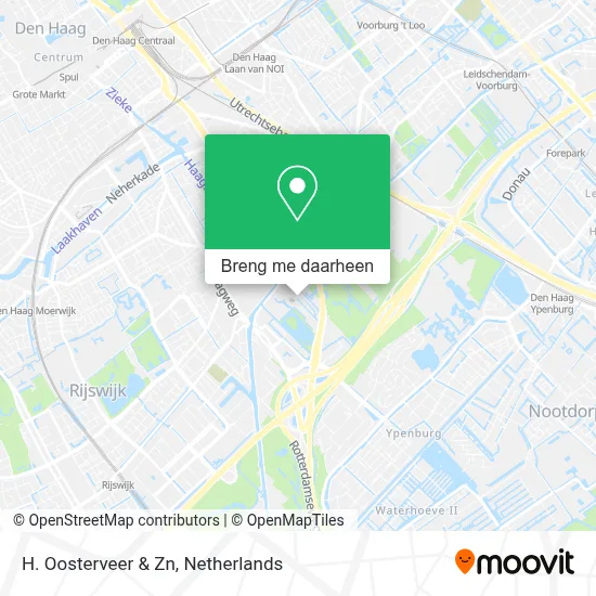H. Oosterveer & Zn kaart
