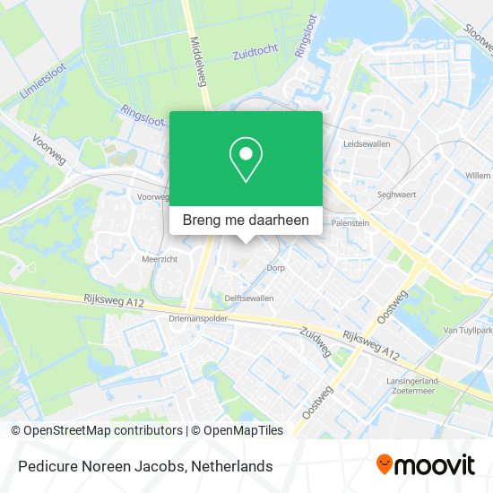Pedicure Noreen Jacobs kaart