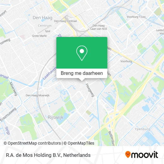 R.A. de Mos Holding B.V. kaart