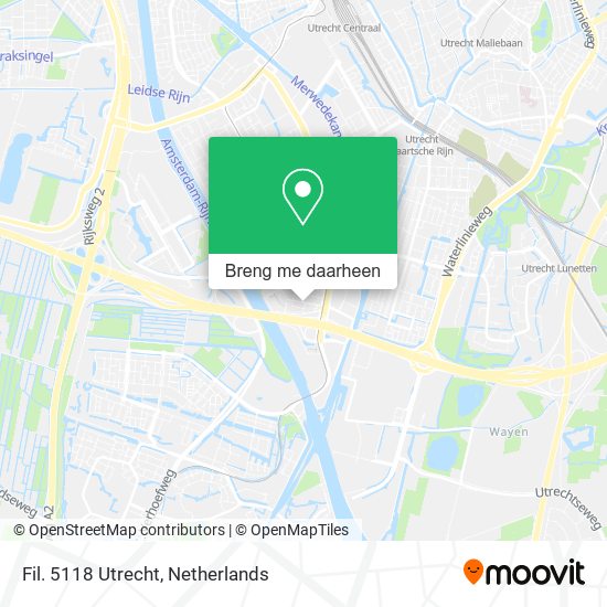 Fil. 5118 Utrecht kaart