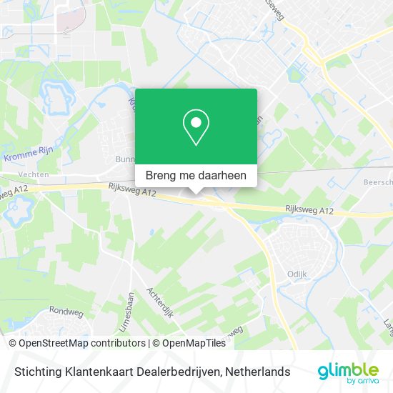 Stichting Klantenkaart Dealerbedrijven kaart