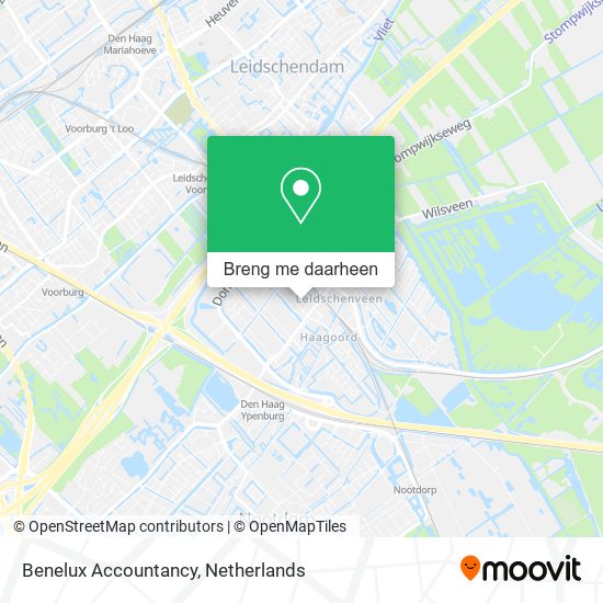 Benelux Accountancy kaart