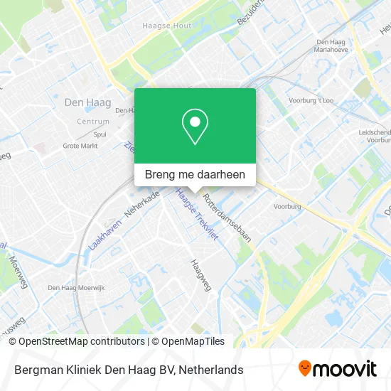 Bergman Kliniek Den Haag BV kaart