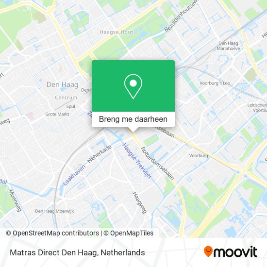 Matras Direct Den Haag kaart