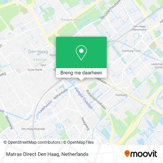 Matras Direct Den Haag kaart