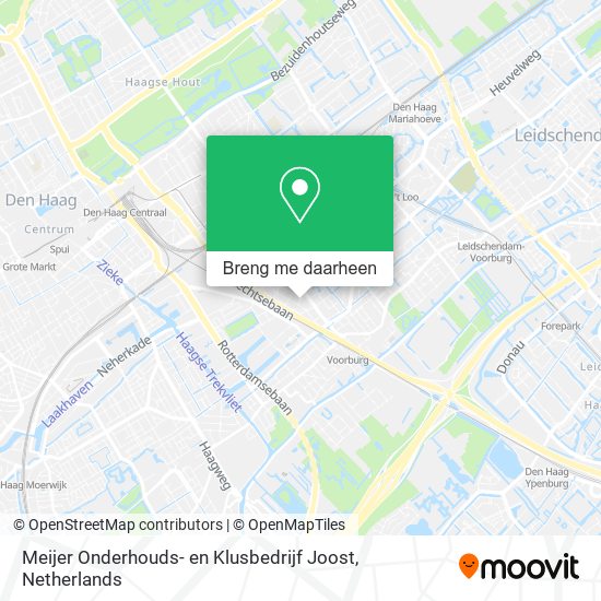 Meijer Onderhouds- en Klusbedrijf Joost kaart