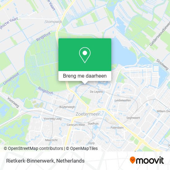 Rietkerk-Binnenwerk kaart