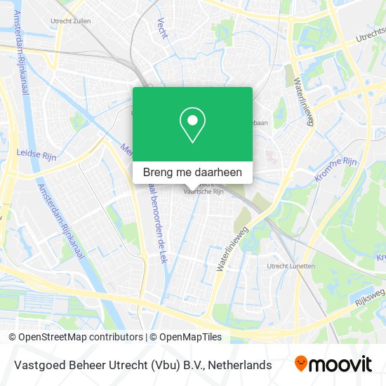 Vastgoed Beheer Utrecht (Vbu) B.V. kaart