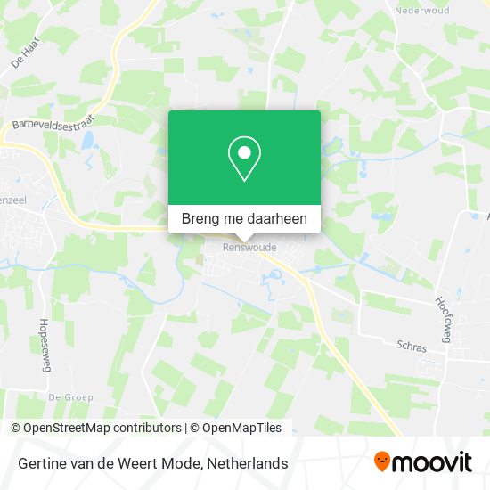 Gertine van de Weert Mode kaart