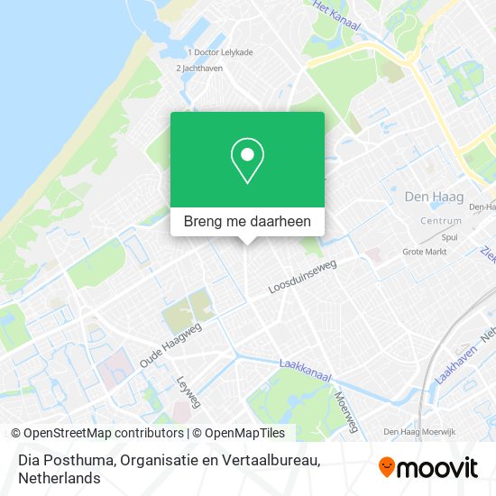 Dia Posthuma, Organisatie en Vertaalbureau kaart