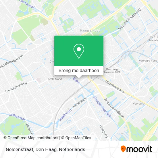 Geleenstraat, Den Haag kaart