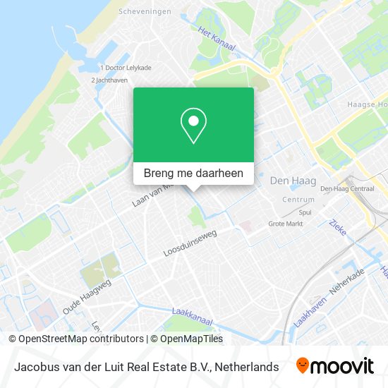 Jacobus van der Luit Real Estate B.V. kaart