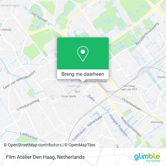 Film Atelier Den Haag kaart