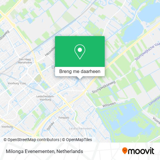 Milonga Evenementen kaart