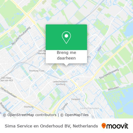 Sima Service en Onderhoud BV kaart