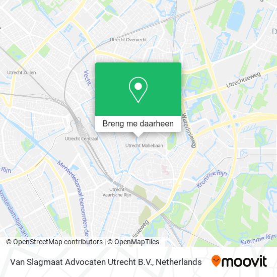 Van Slagmaat Advocaten Utrecht B.V. kaart