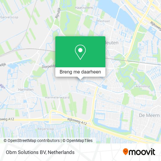 Obm Solutions BV kaart