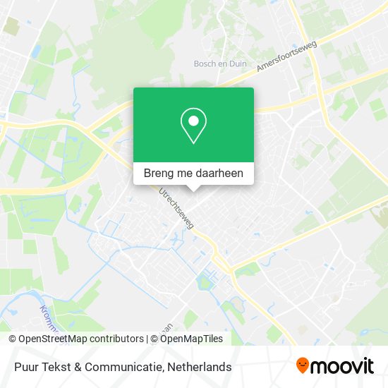 Puur Tekst & Communicatie kaart