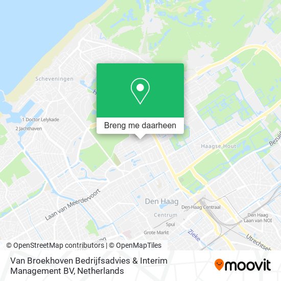 Van Broekhoven Bedrijfsadvies & Interim Management BV kaart