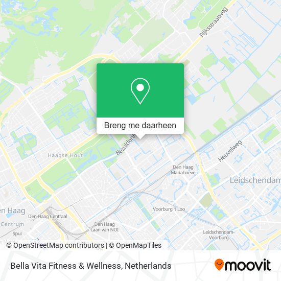 Bella Vita Fitness & Wellness kaart