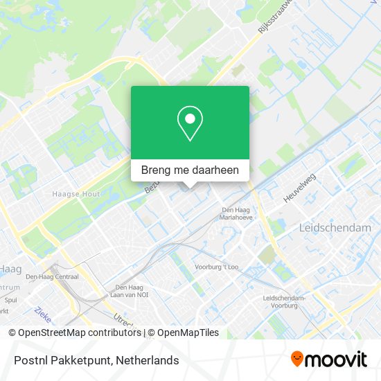 Postnl Pakketpunt kaart