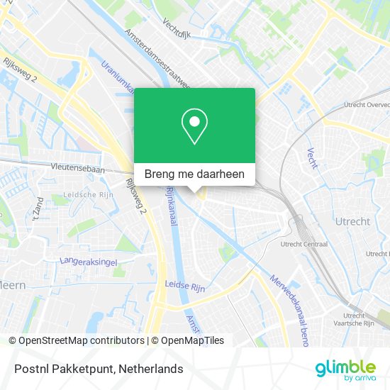 Postnl Pakketpunt kaart