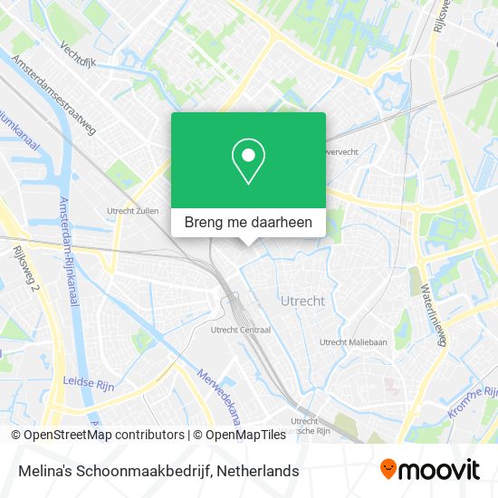 Melina's Schoonmaakbedrijf kaart