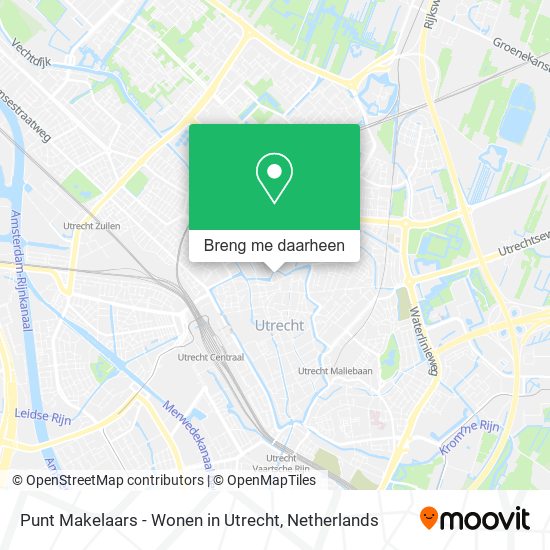 Punt Makelaars - Wonen in Utrecht kaart