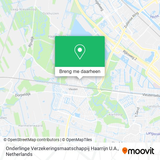 Onderlinge Verzekeringsmaatschappij Haarrijn U.A. kaart
