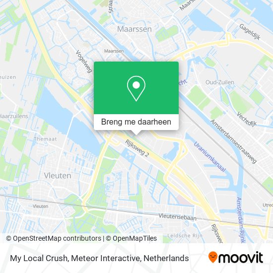 My Local Crush, Meteor Interactive kaart