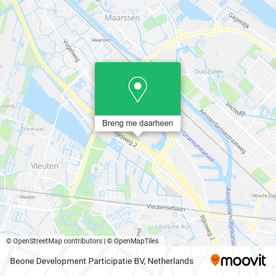 Beone Development Participatie BV kaart