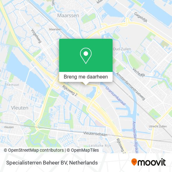 Specialisterren Beheer BV kaart