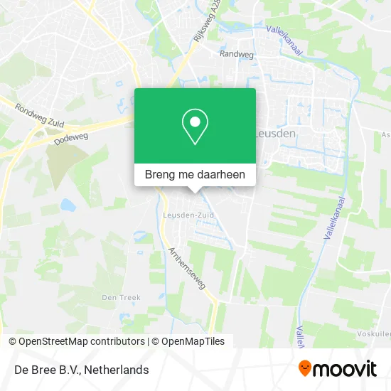 De Bree B.V. kaart