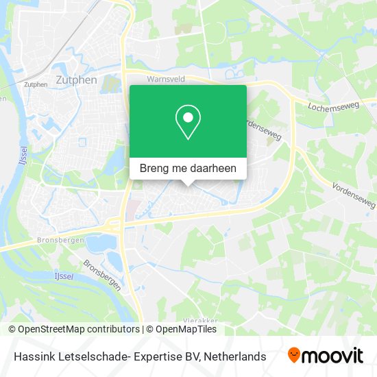 Hassink Letselschade- Expertise BV kaart