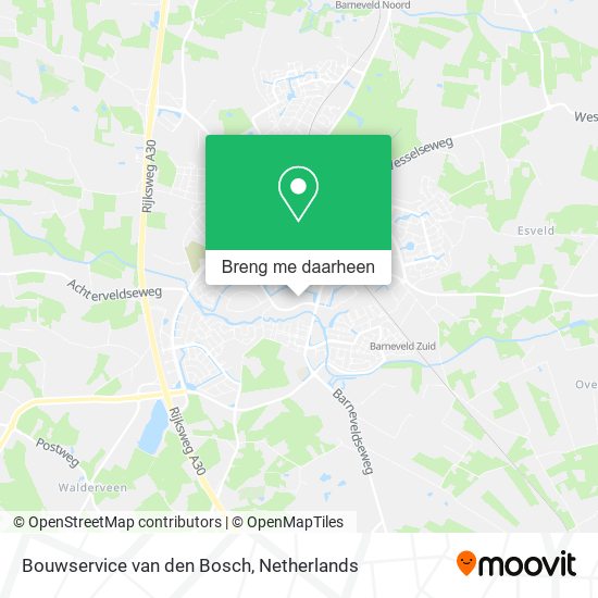 Bouwservice van den Bosch kaart