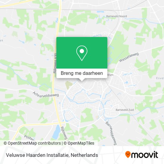 Veluwse Haarden Installatie kaart