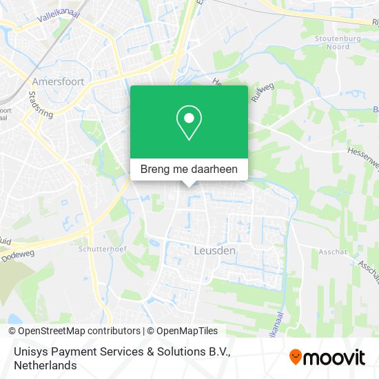 Unisys Payment Services & Solutions B.V. kaart