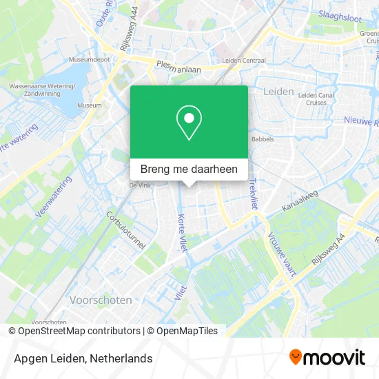 Apgen Leiden kaart