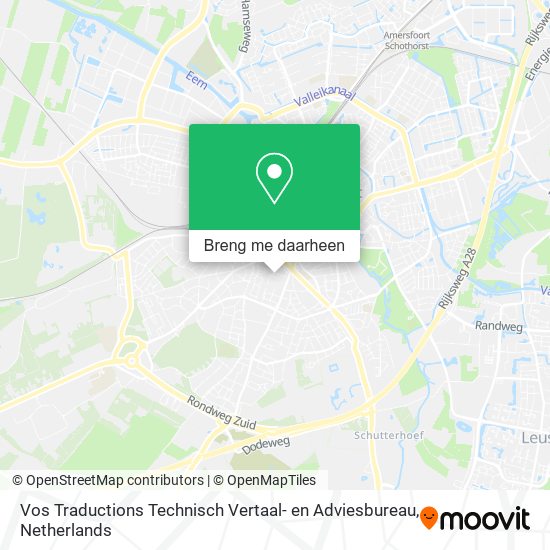 Vos Traductions Technisch Vertaal- en Adviesbureau kaart