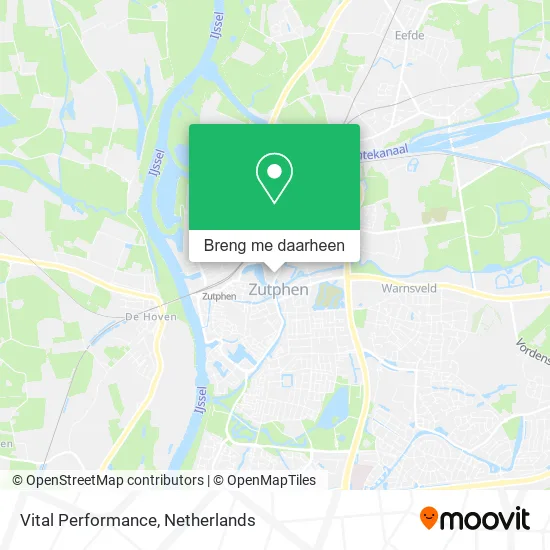 Vital Performance kaart